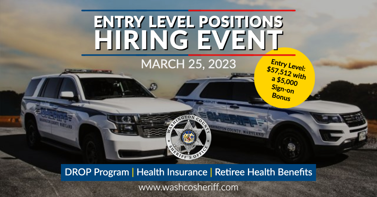 ONE DAY LATERAL AND ENTRY LEVEL PATROL DEPUTY HIRING EVENT - Washington ...