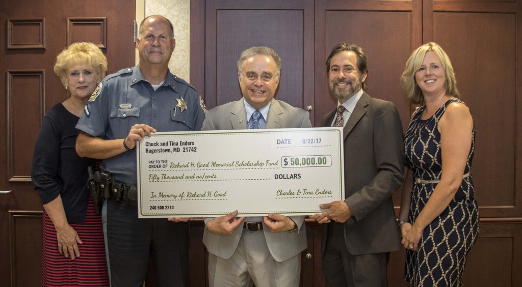 Scholarship donated in memory of retired Sgt. Richard H. Good