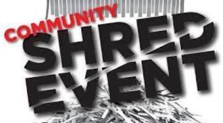 Community Shred and Prescription Drug Turn In Event to be held.