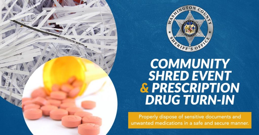 Community Shred and Prescription Drug Turn In Event